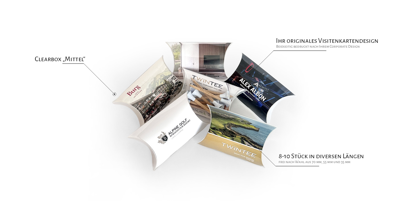 TWiNTEE Clearbox - Visitenkartenbox